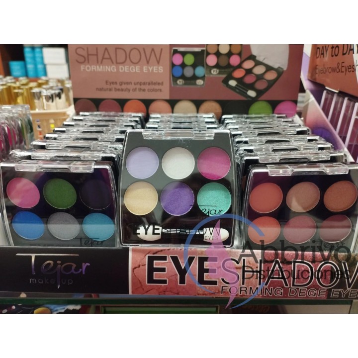 Sombra para ojos x 6 colores Tejar 8 grs