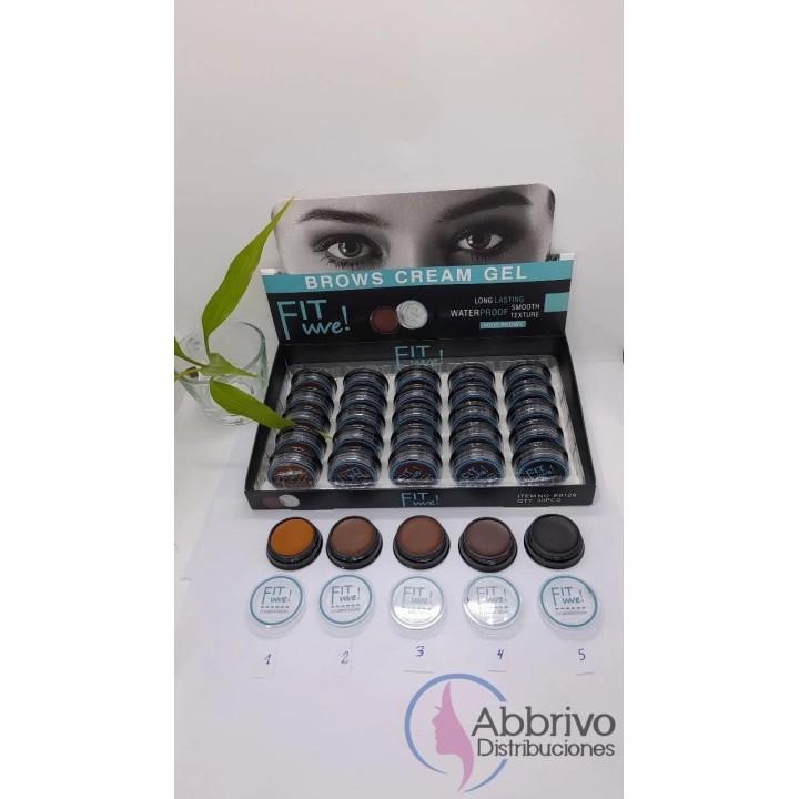 Sombra en gel para cejas Fit me