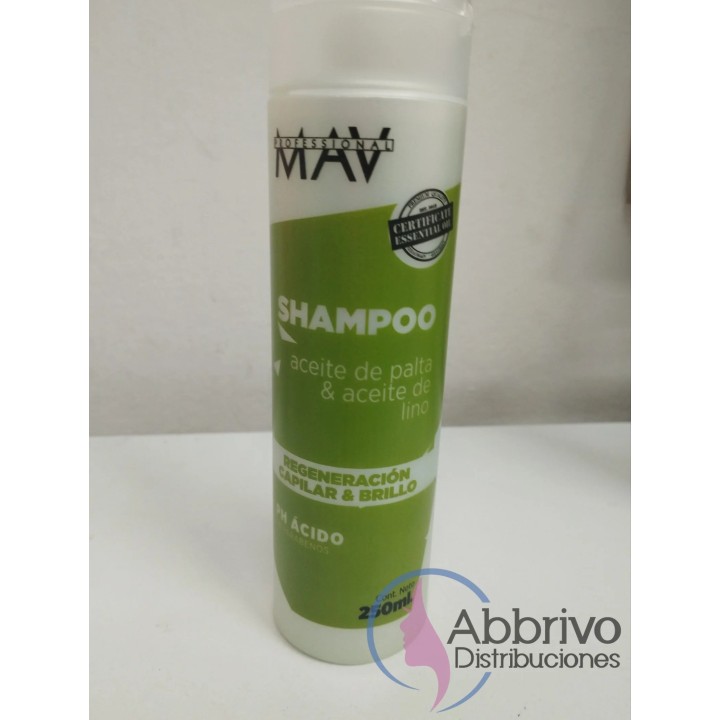 Shampoo de Palta y Lino. Mav. 250 ml