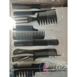 Set de Peines x 10 de Barberia