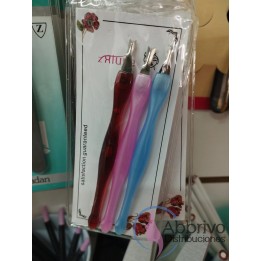 Repuja y corta cuticula x 3