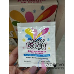 Keratina en crema en sachet x 20g – Mary Bosques