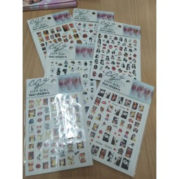 Stickers de uña motivos varios Mariposas – City Girl