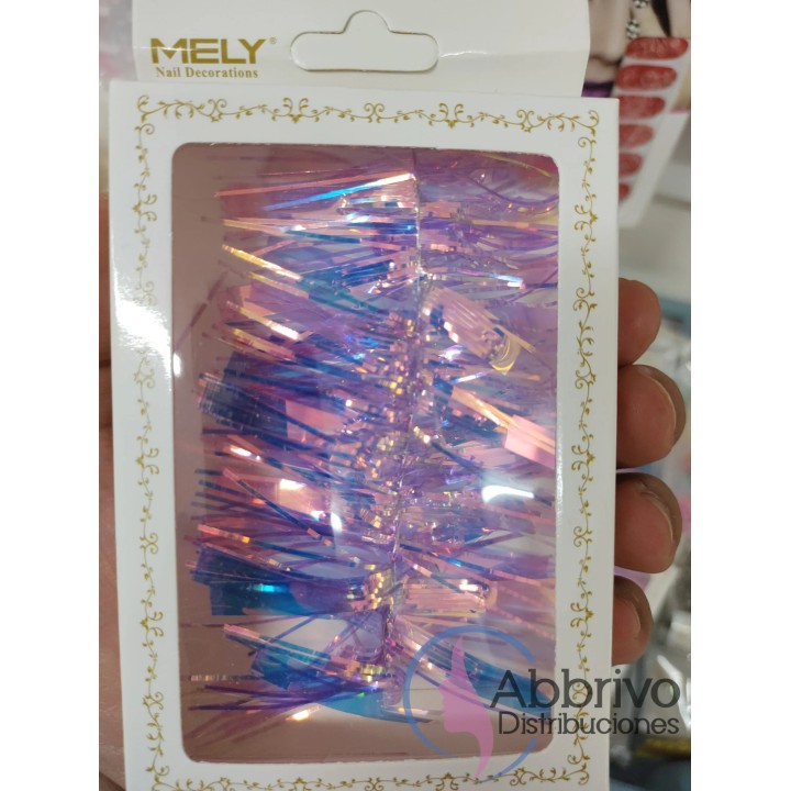 Papel Glass decoración uñas