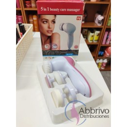 Limpiador/Masajeador facial 5 en 1 a pilas
