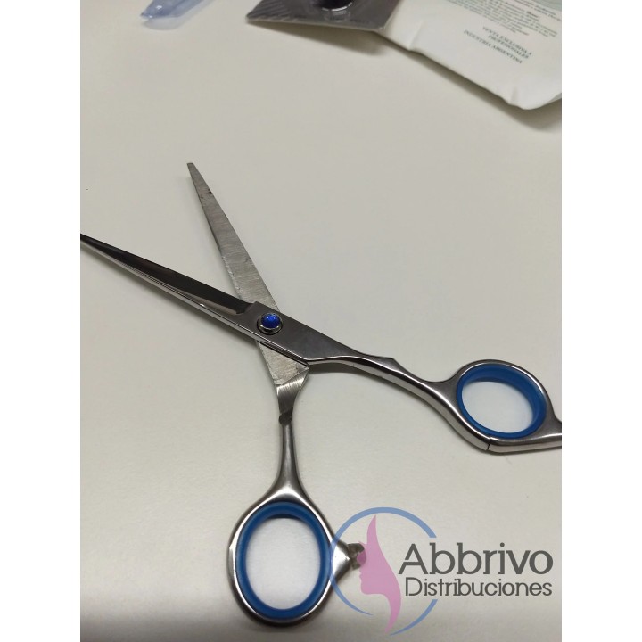Tijera de corte academia punto strass azul – Mozku