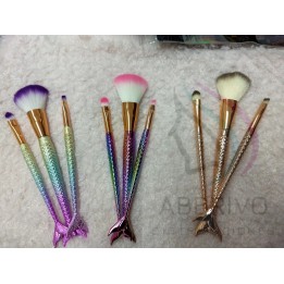Set de Brochas Cola de Sirena x 4 unidades