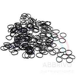 Banditas para trencitas x 250 negro B303 – Jessamy