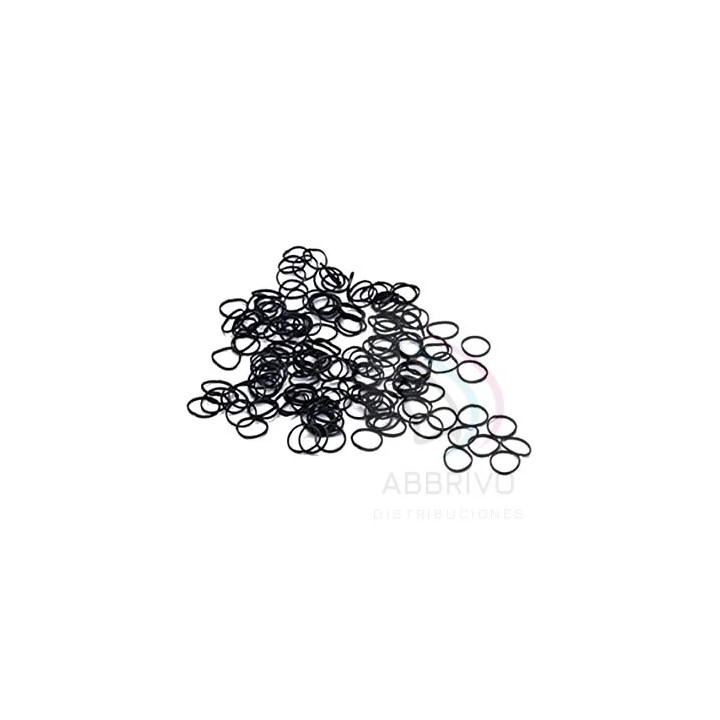 Banditas para trencitas x 250 negro B303 – Jessamy