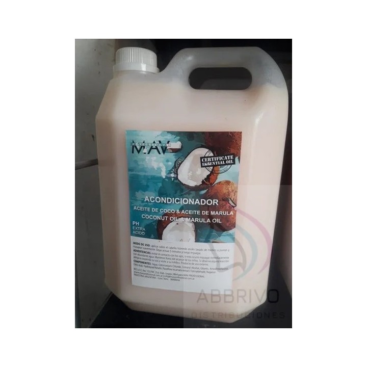 Acondicionador aceite de coco & marula x 5000ml
