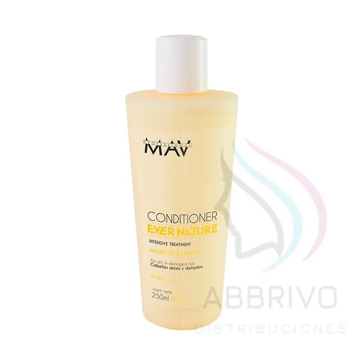 Acondicionador EVER NATURE Argan & Keratina x 250ml