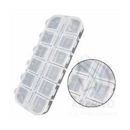 Caja Organizador de Strass x 12 PVC