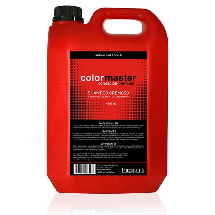 SHAMPOO CREMOSO NEUTRO PH 6,5 5000ml. Fidelite