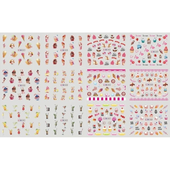 Plancha de Sticker al agua