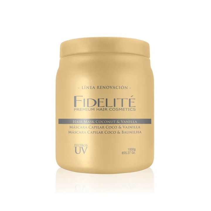 MÁSCARA COCO Y VAINILLA RENOVADORA 1000g. Fidelite