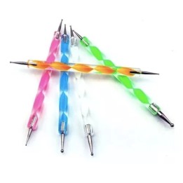 Pincel dotting x 5 diferentes medidas