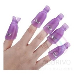Capuchón Broches para remover semipermante reutilizable x 10