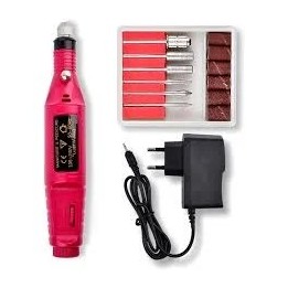Torno Para Uñas Esculpidas + 6 Fresas C/bandas