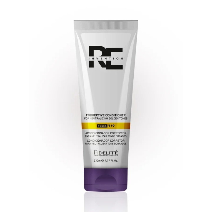 Acondicionador Corrector Tonos 7 a 9 230ml (Golden) Fidelite
