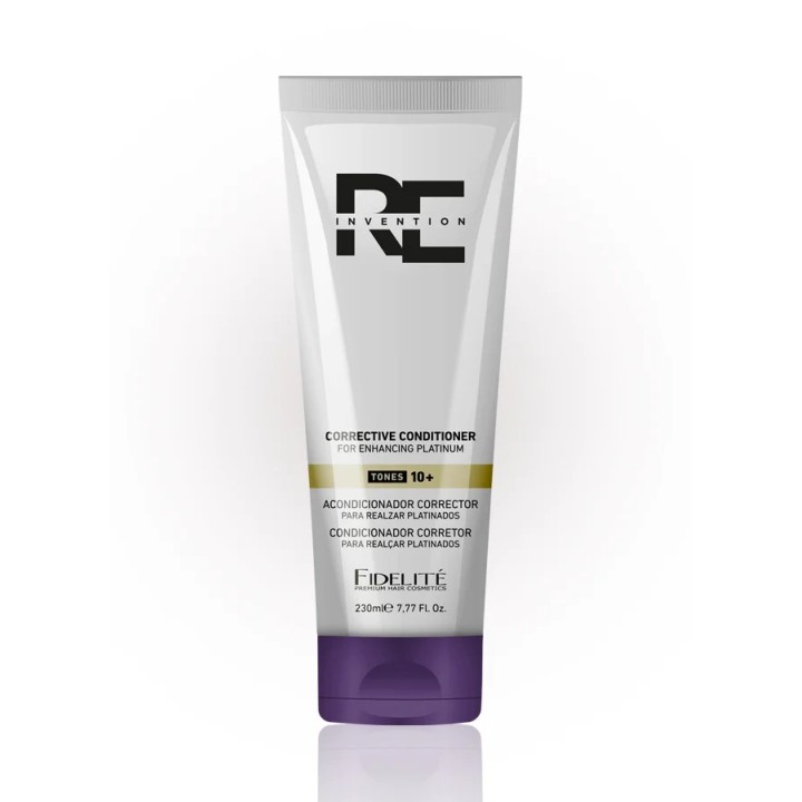 Acondicionador Corrector Tonos 10+ 230ml (Platinium) Fidelite