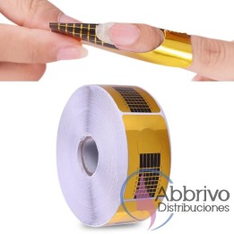 Molde dorado o plateado x 500 un.