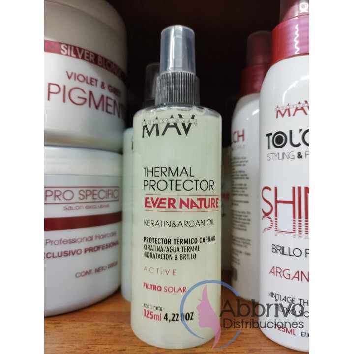 Protector Térmico EVER NATURE Argan & Keratina x 125ml