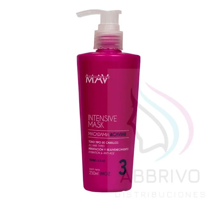 Máscara Intensiva MACADAMIA & CAVIAR x 250ml