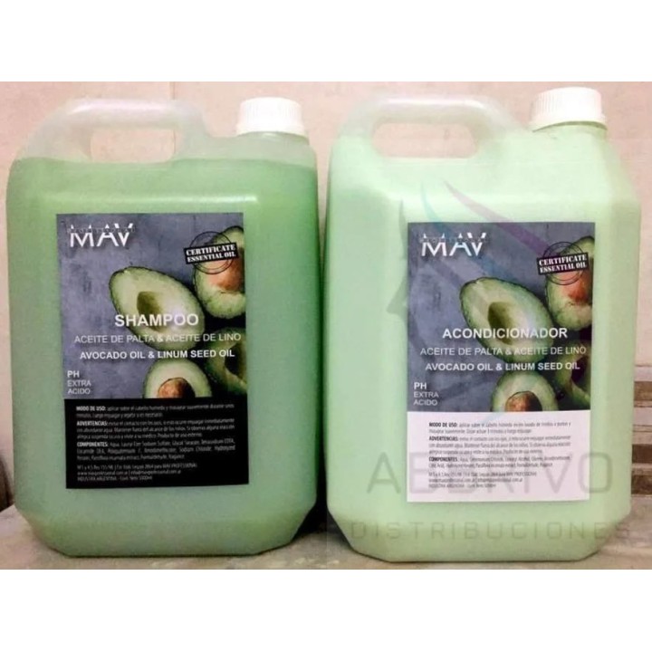 Acondicionador aceite de palta & lino x 5000ml