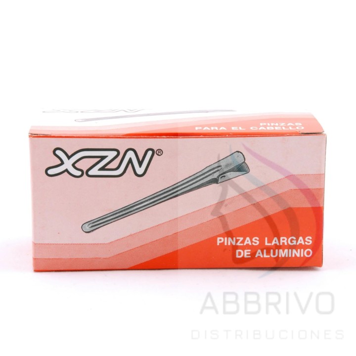 Picos/pinzas de aluminio largos x 12 un.