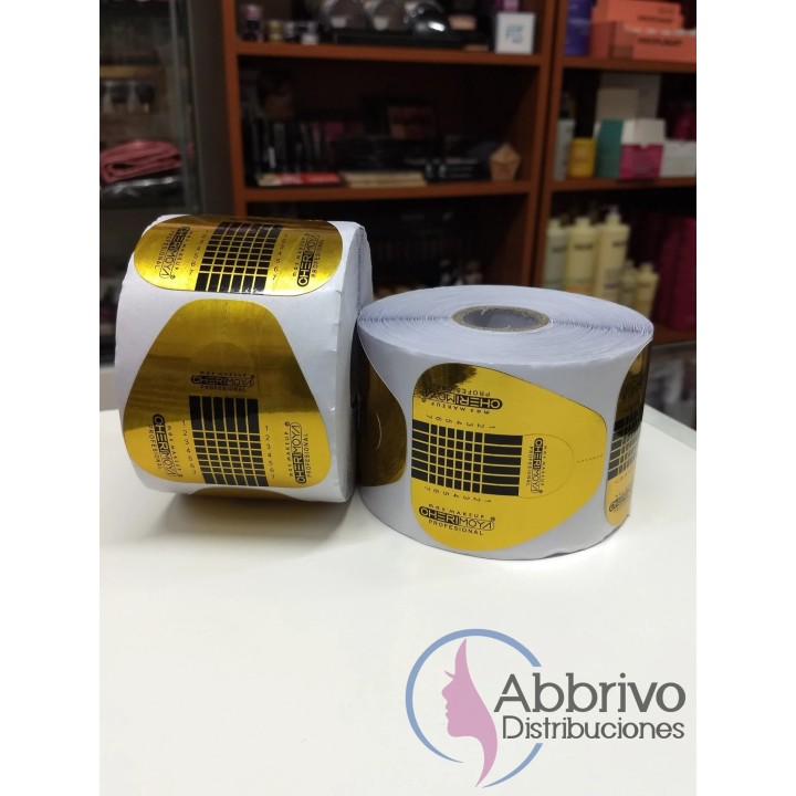 Moldes para construcción uñas x 300 un - Cherimoya
