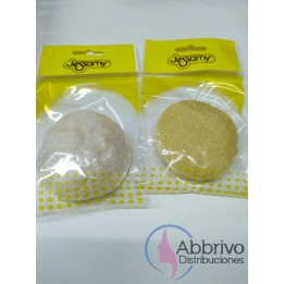 Esponja Facial de Limpieza de Fibra Vegetal Tipo Konjac - Jessamy