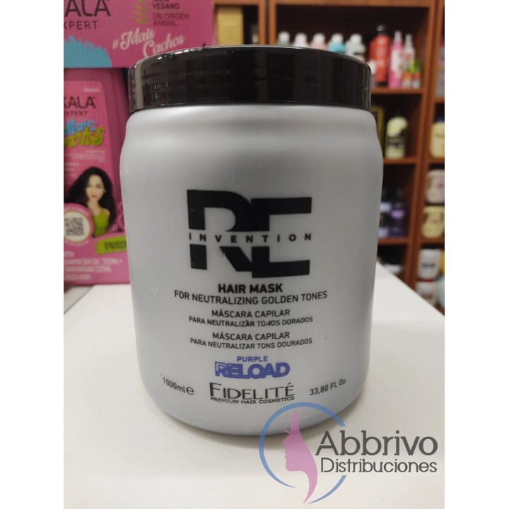 Mascara Capilar para Neutralizar Tonos Dorados. (Violeta) Fidelité. 1000 ml