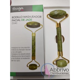 Rodillo Masajeador Facial de Jade D540 - Duga