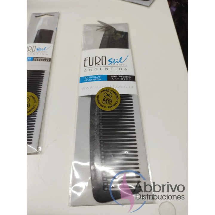 Peine Batidor Corte Carbono (52304) - Eurostil