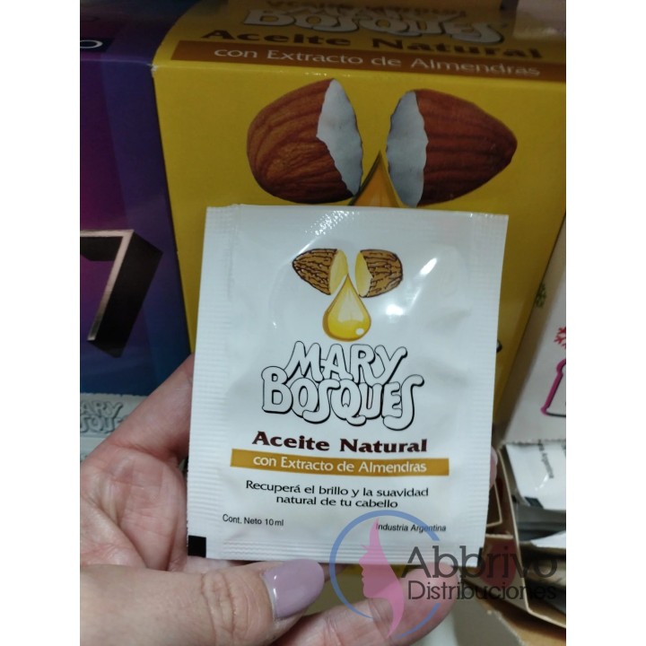 Aceite de Almendras en sachet x 10ml - Mary Bosques