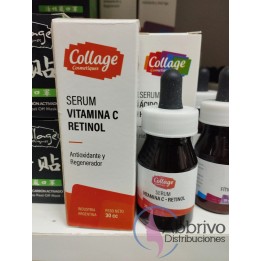 Serum Vitamina C y Retinol - Collage