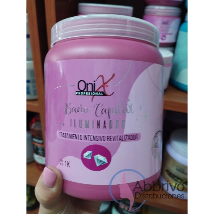 Iluminador Capilar. Tratamiento Intensivo Revitalizador. 1 kilo. Onix