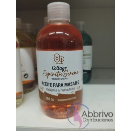 Aceite Masajes Espíritu Sereno Maderoterapia x 250 cc - Collage