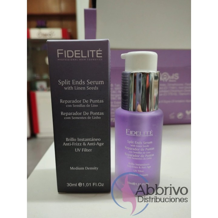 Reparador de Puntas de Lino.  Fidelite. 30 ml