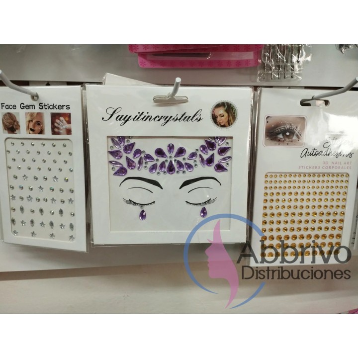 Sticker Faciales diferentes motivos y colores