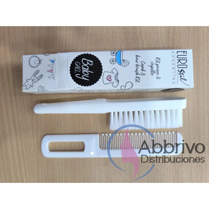 Kit de cepillo y peine Baby. EuroStil. 50319