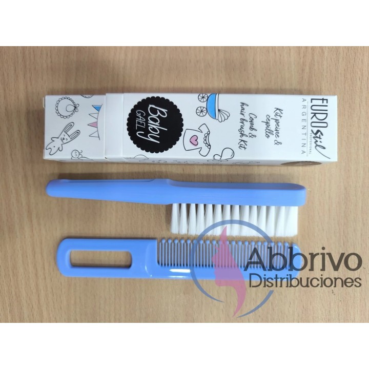 Kit de cepillo y peine Baby. EuroStil. 50319