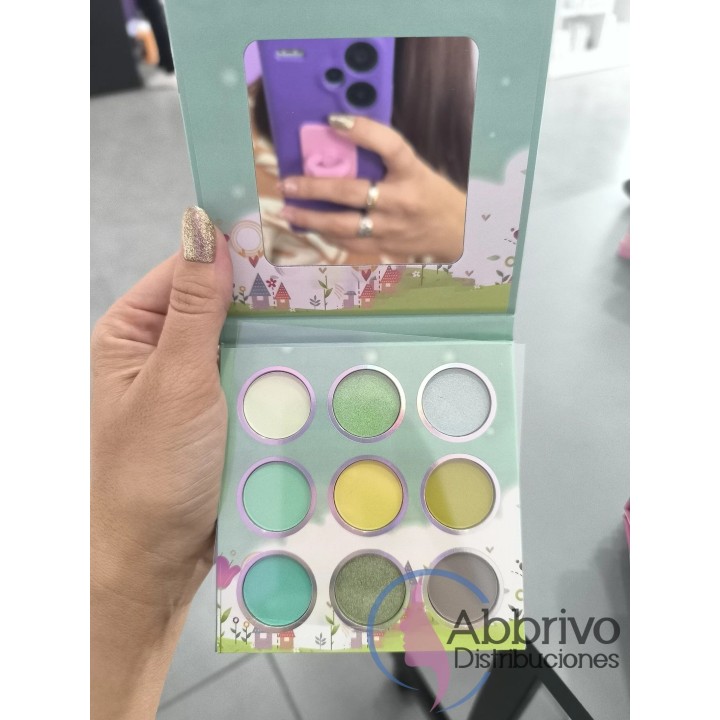 Sombras x 9 Kitty verde