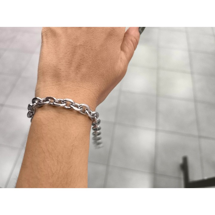 Pulsera Acero Quirurgico cadena (apuredo2.5)