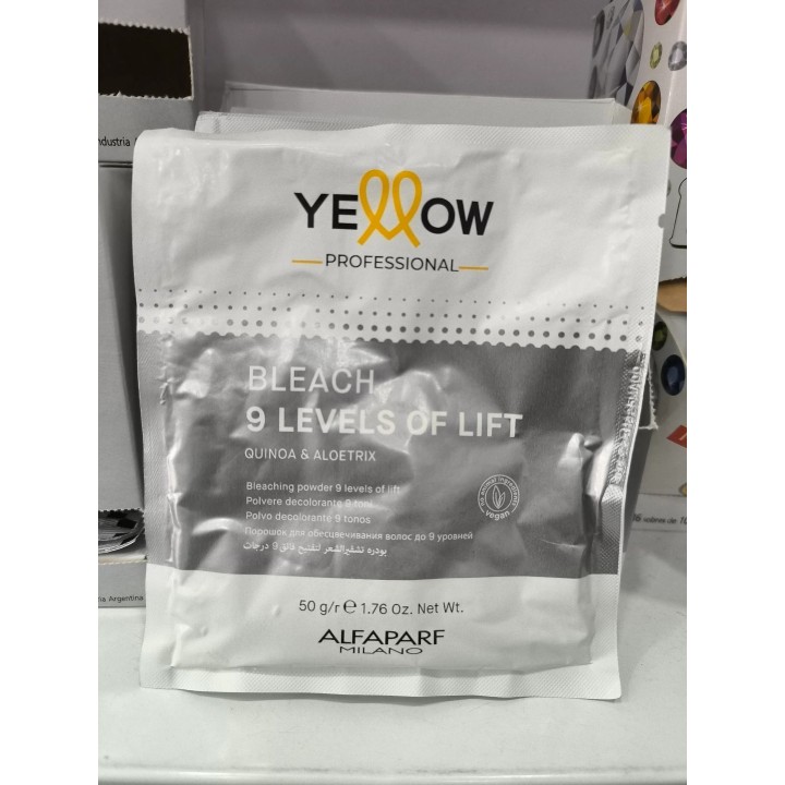 Polvo Decolorante Yellow. Alfaparf. 50 gr