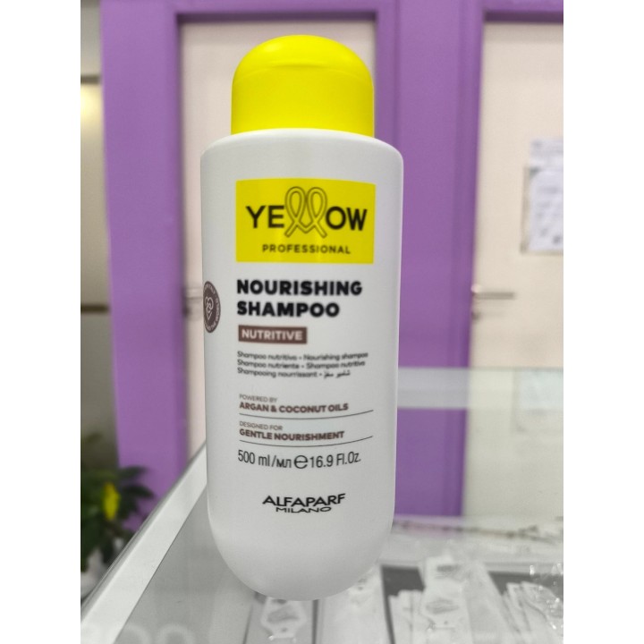 Shampoo Nutritivo Argan y Coco Yellow. Alfaparf. 500 ml