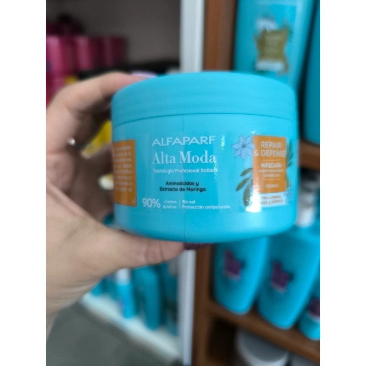 Mascara Repair y Defense, para cabellos secos y dañados. Alfaparf. 300gr