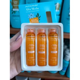 Ampollas x 3 Repair y Defense, para cabellos secos y dañados. Alfaparf. 3 x 15 ml