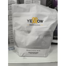 Polvo decolorante 9 tonos Yellow. Alfaparf. 500 grs.