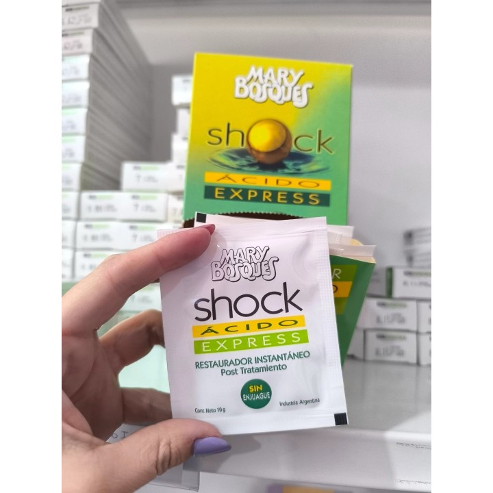 Shock Acido Express 10 grs. Sin enjuague Mary Bosques
